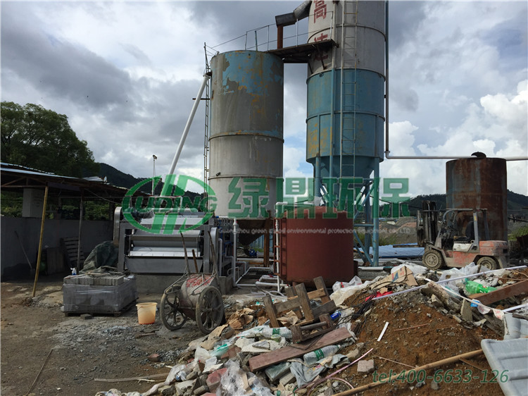 惠州礦場礦山污泥用的帶式壓濾機使用現場 4