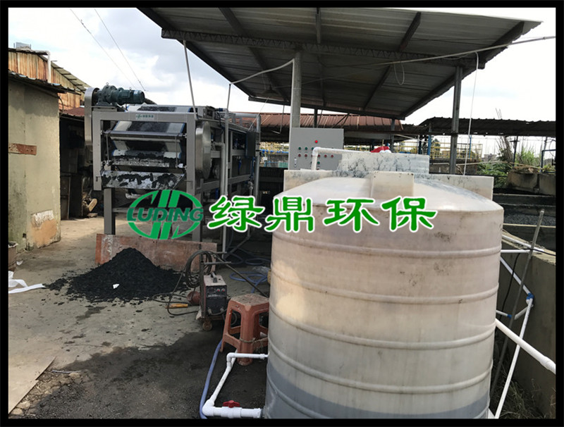 印染帶式壓濾機(jī)#廣州番禺印染水洗廠使用案例現(xiàn)場 2